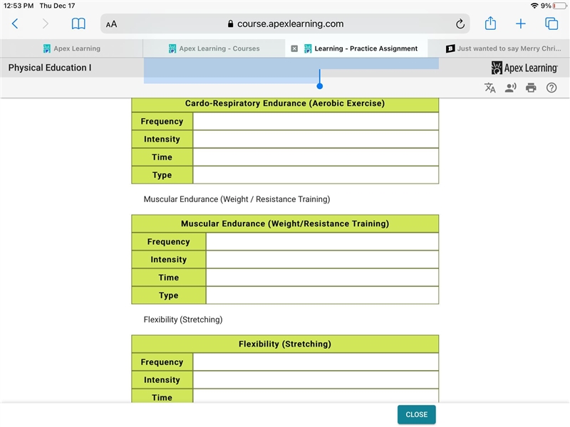 Use the following charts to make a plan for improving or maintaining your endurance-example-2