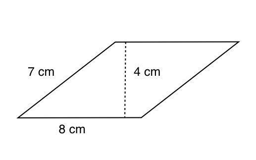 Find the area of the parallelogram below. Image result for area and perimeter of parallelograms-example-1