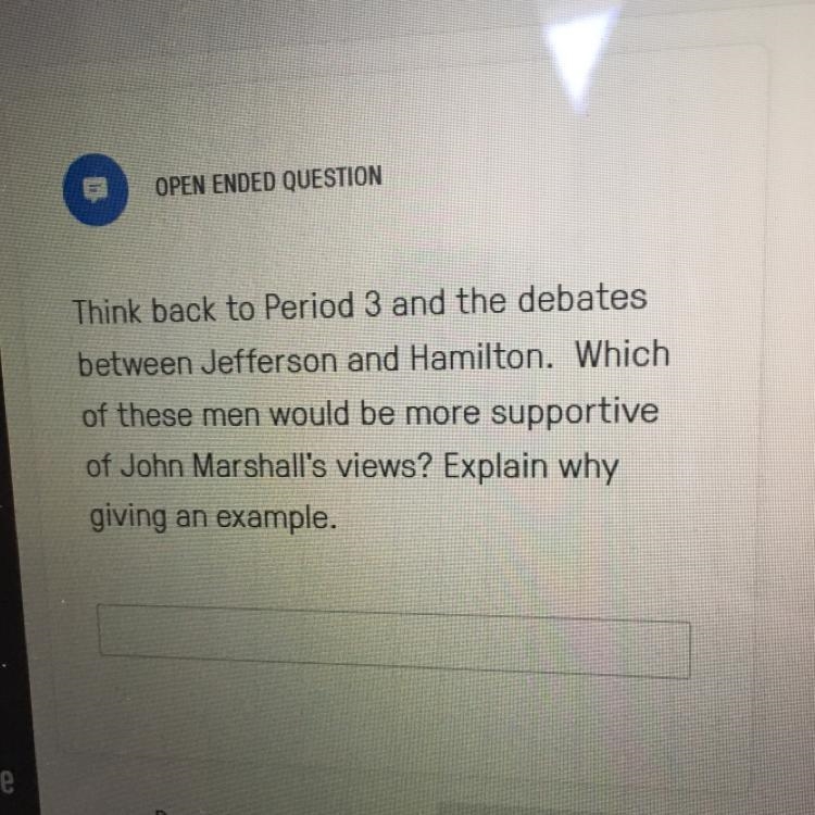 Please answer and just give one piece of evidence as to why. Just an example-example-1