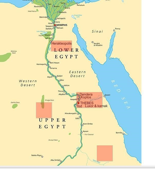 Select the correct locations on the image. Ancient Egyptians were highly dependent-example-1