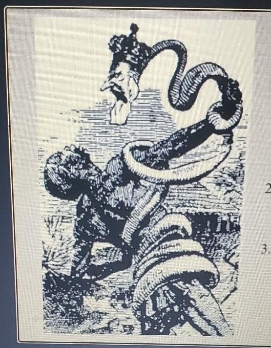 . Who do you think the snake represents? Why?​-example-1