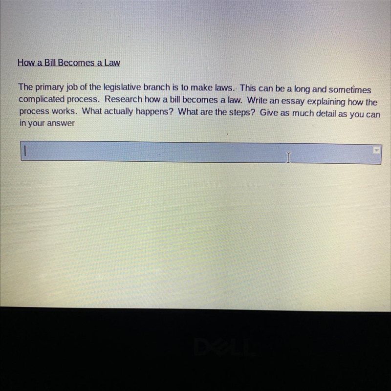 PLEASE HELP! How a bill becomes a law? WILL GIVE ALL MY POINTS-example-1