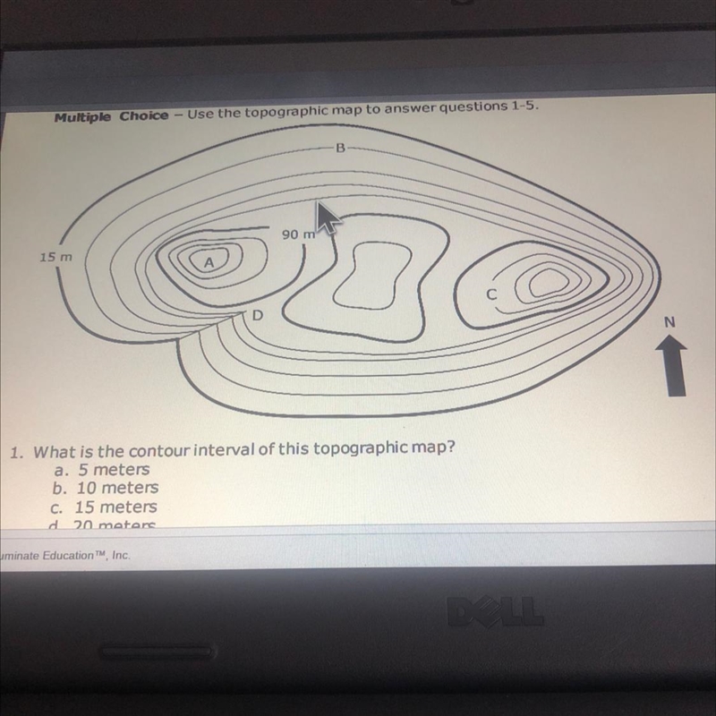 What is the contour interval ??-example-1