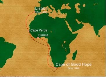 HELPPP-- This is the exploration route of what Portuguese explorer?-example-1