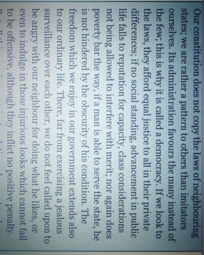 PlZ HURRY Which excerpt from the passage is an opinion? A. "Our constitution-example-1