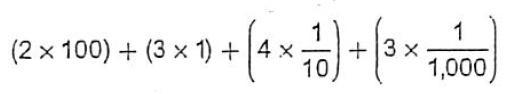 What number is equivalent to the expanded form shown below? 203.043 203.403 230.430 230.403-example-1