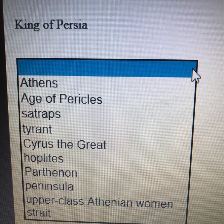 What’s the definition of king of Persia-example-1