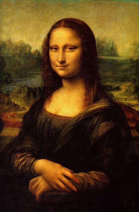 Leonardo da Vinci's famous portrait with a mysterious smile is known as the: Mona-example-1