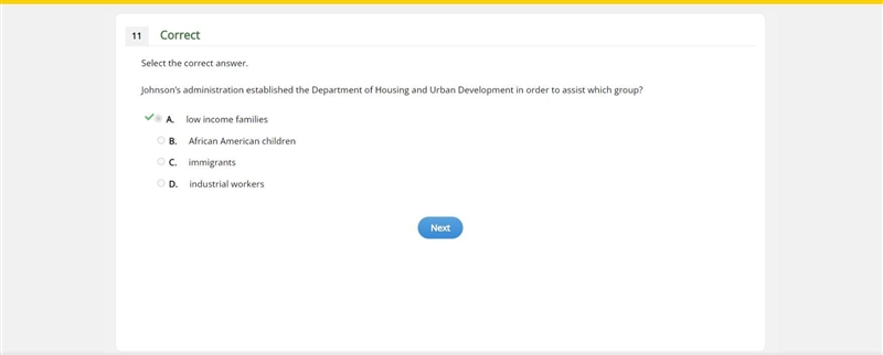 Johnson’s administration established the Department of Housing and Urban Development-example-1