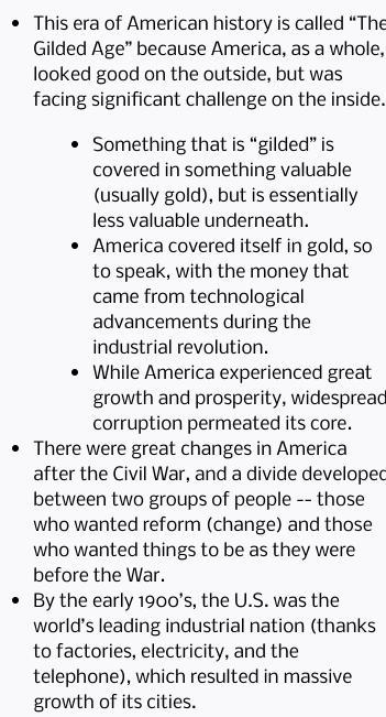 Why is the time period between 1865 thru 1900 called Gilded age?-example-1