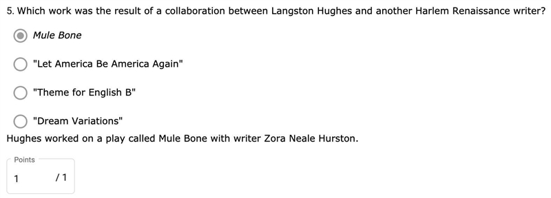 Which work was the result of a collaboration between Langston Hughes and another Harlem-example-1