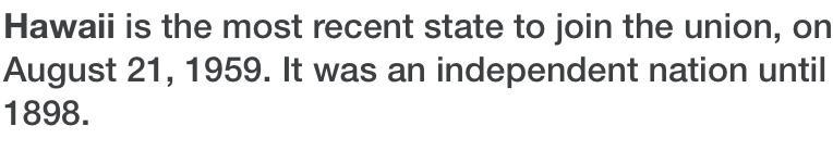 Hawaii became a US territory after-example-1