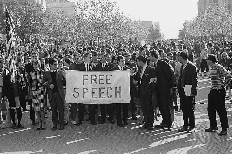 The principle that freedom of speech as guaranteed under the First Amendment is not-example-1