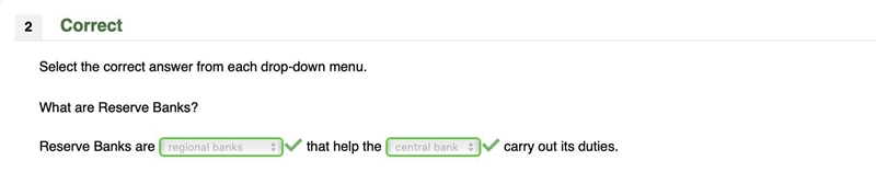 Previous 4 Select the correct answer from each drop-down menu. What are Reserve Banks-example-1