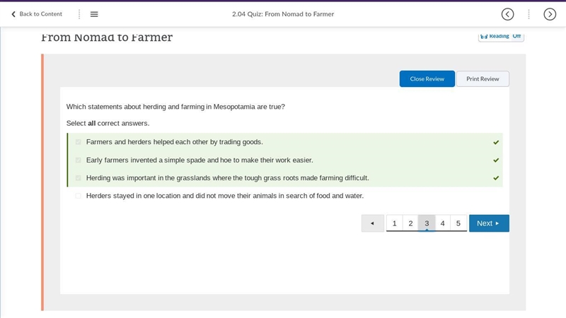 Which statements about herding and farming in Mesopotamia are true?-example-1