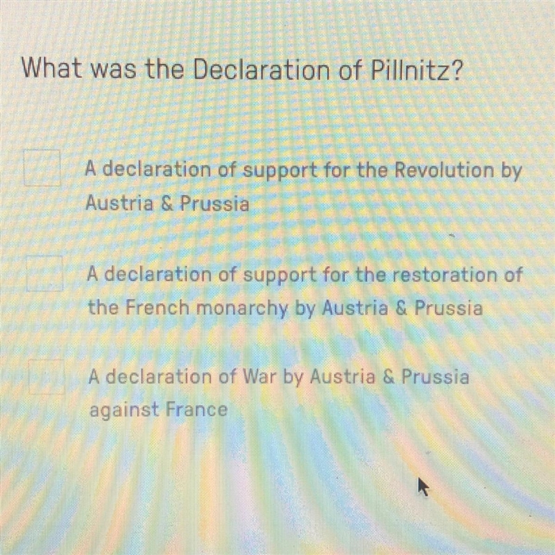 What was the Declaration of Pillnitz? please answer fast-example-1