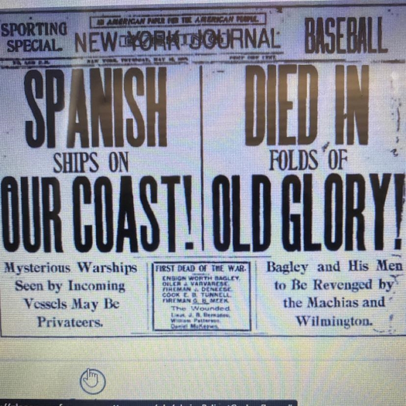 What can be inferred from the newspaper headline? • Asian privateers threatened many-example-1