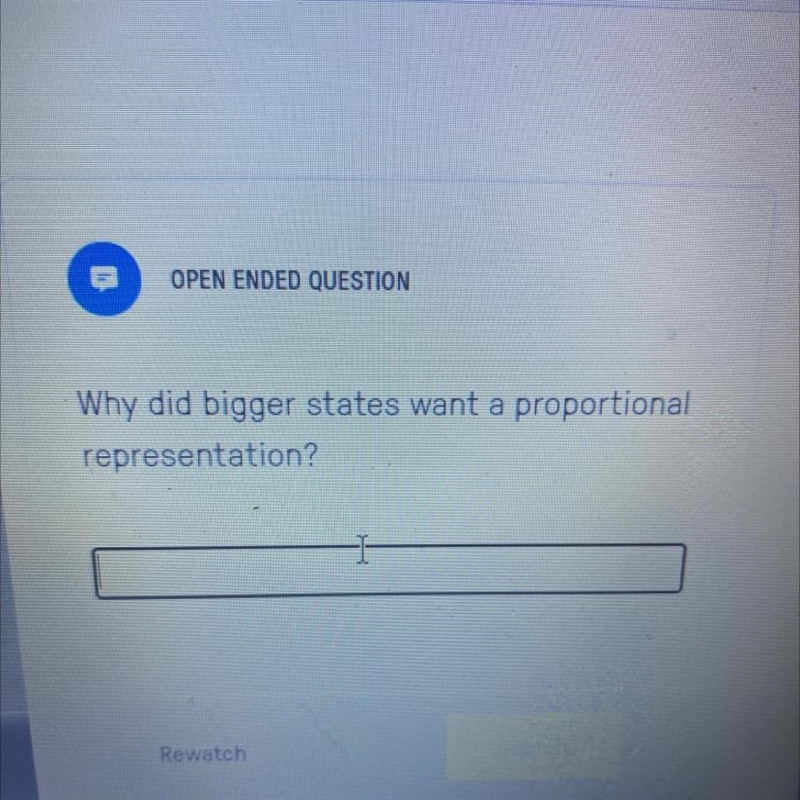 Why did bigger states want a proportional representation-example-1