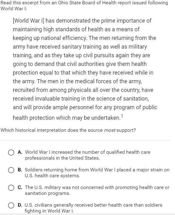 Which historical interpretation does the source most support-example-1