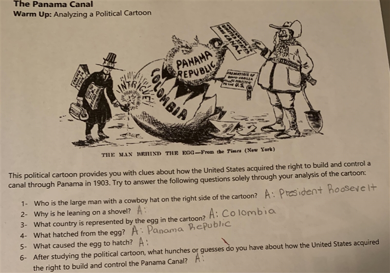 Analyzing a Political Cartoon Help-example-1