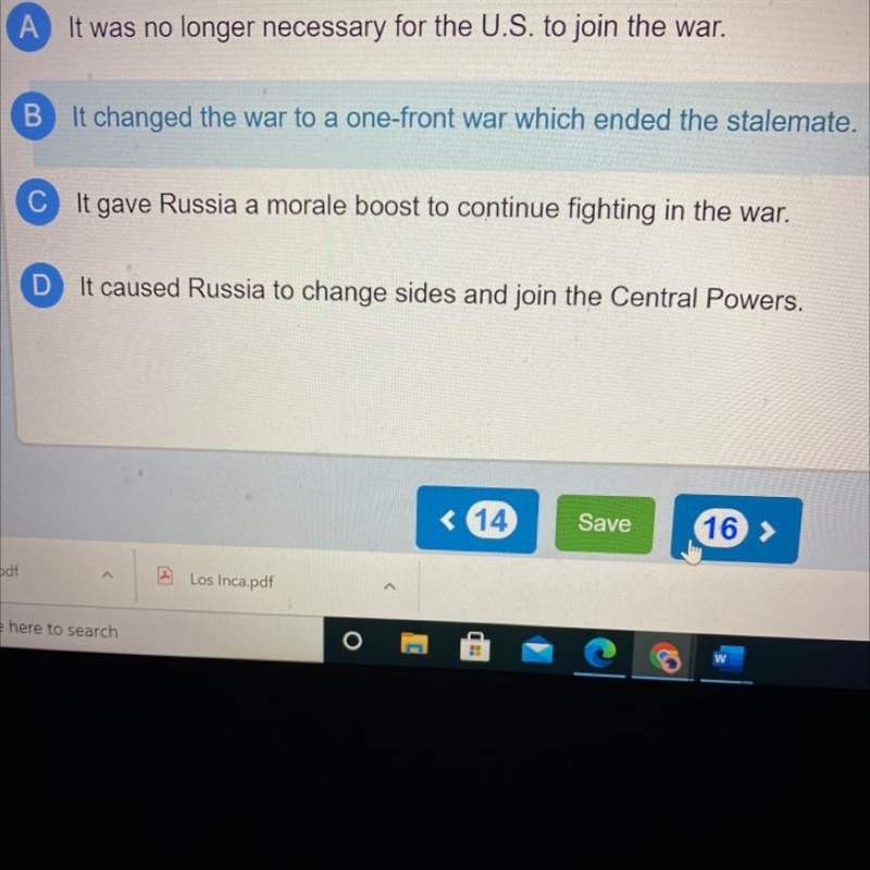 What was the impact of the revolutions in Russia on world war ? Help!!-example-1