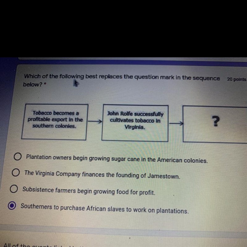 Which of the following best replaces the question mark in the sequence below?-example-1