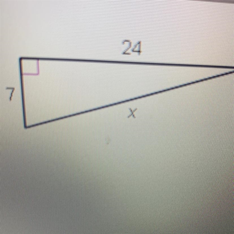 What is the value of x ? A-12 B-17 C-23 D-25-example-1