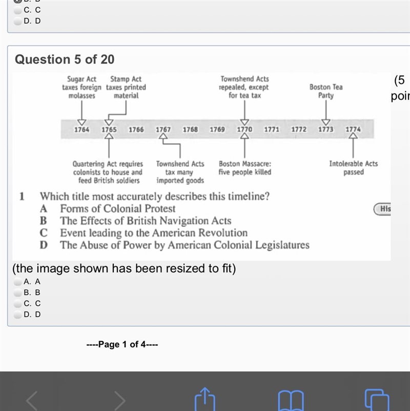 Which title most accurately describes dis timeline?-example-1