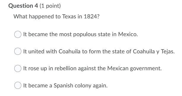 What happened to texas in 1824-example-1