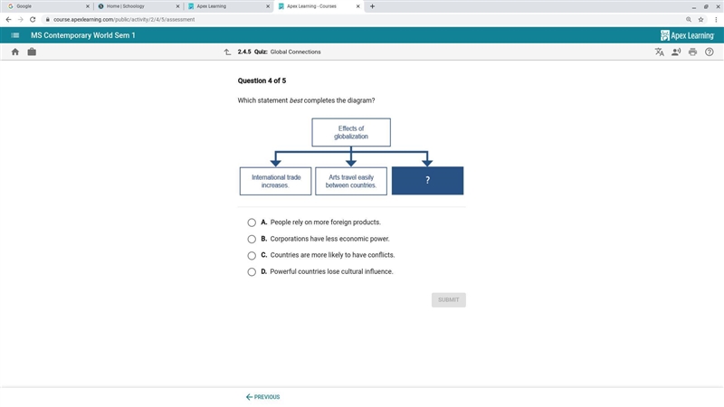 Which statements best completes the diagram?-example-1