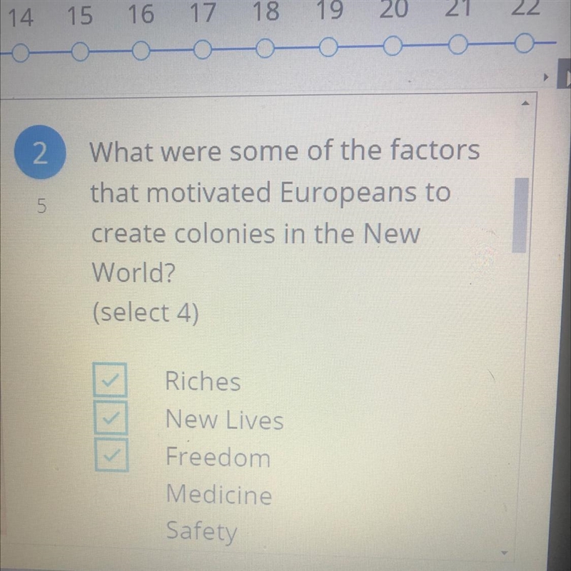 What were some of the factors that motivated Europeans to create colonies in the New-example-1