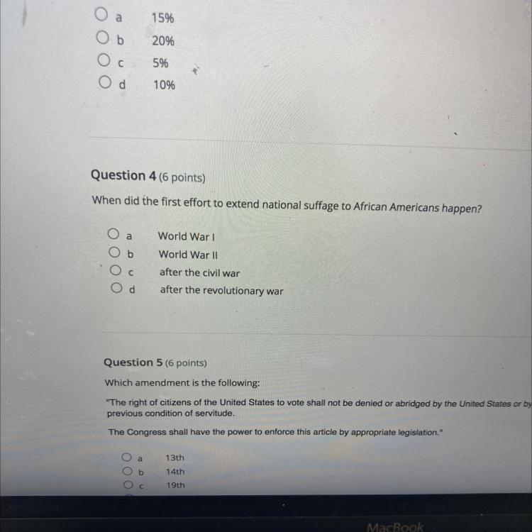 I need help with Question 4 ????-example-1