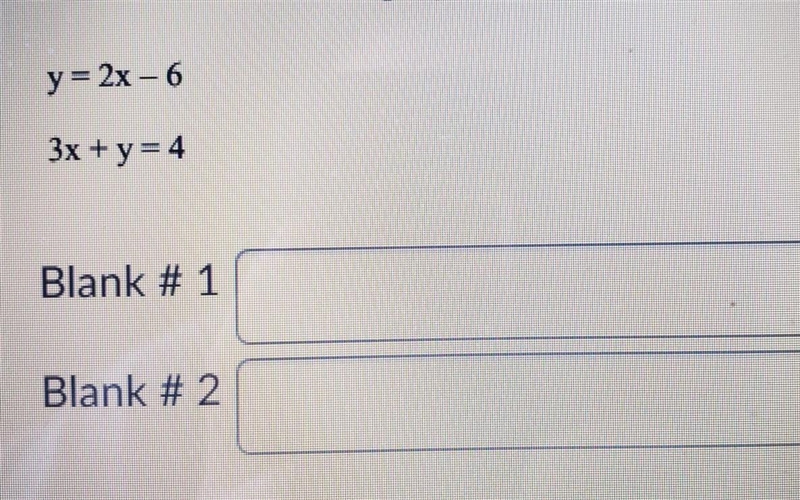 Solve the following system by graphing​-example-1