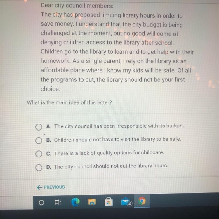 What is the main idea of this letter? Help me with this pleaseee-example-1