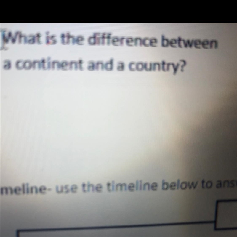 What is the difference between a continent and a country?-example-1