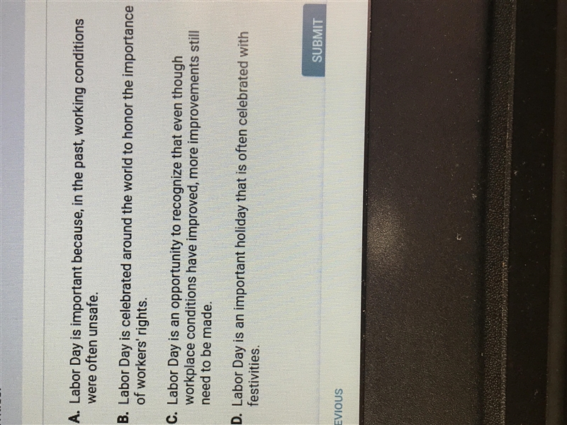 Which sentence states the central idea of the passage-example-1