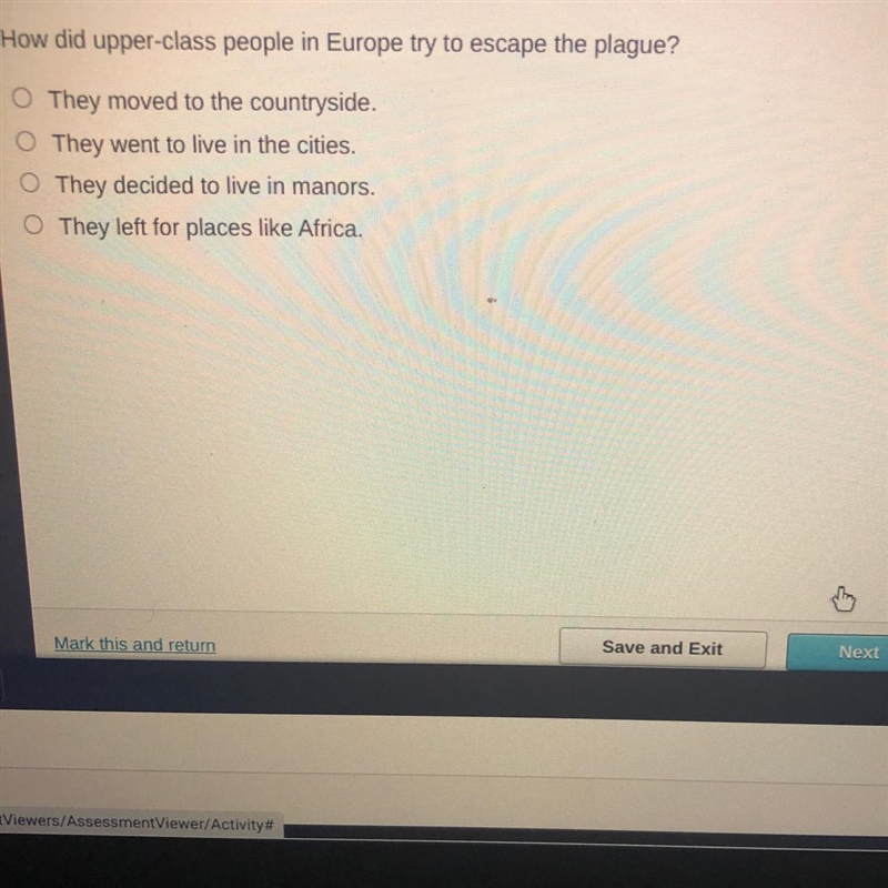 How did upper class people in Europe try to escape the plague￼?-example-1