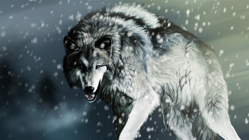 Cool wolf pics part 1-example-2