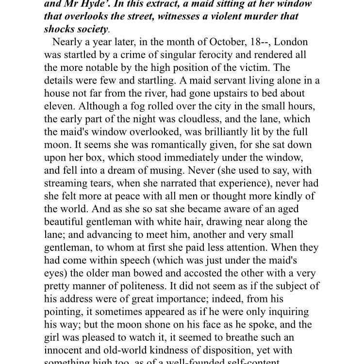 Help me!!!! Lines from 1-6 find one phrase that shows that the maid had a clear view-example-1