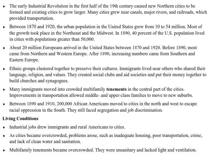 Describe the living conditions that reformers wanted to change during this era. please-example-1