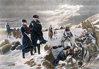 The image below points out the Americans established harsh conditions at Long Island-example-1