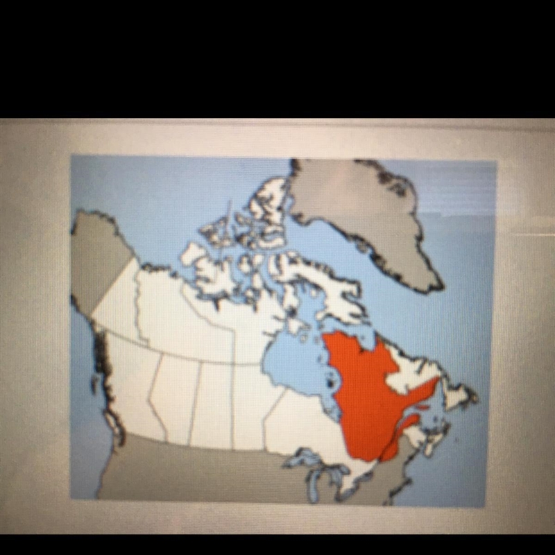 The area shaded red on this map represents-example-1