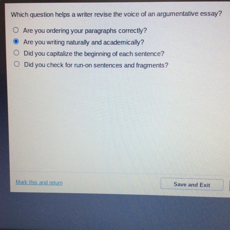 I chose an answer but I’m not sure if it’s correct I just want to makes sure I chose-example-1