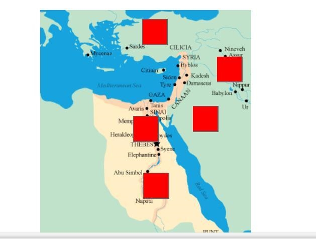 Identify the Mesopotamian civilization on the map.-example-1