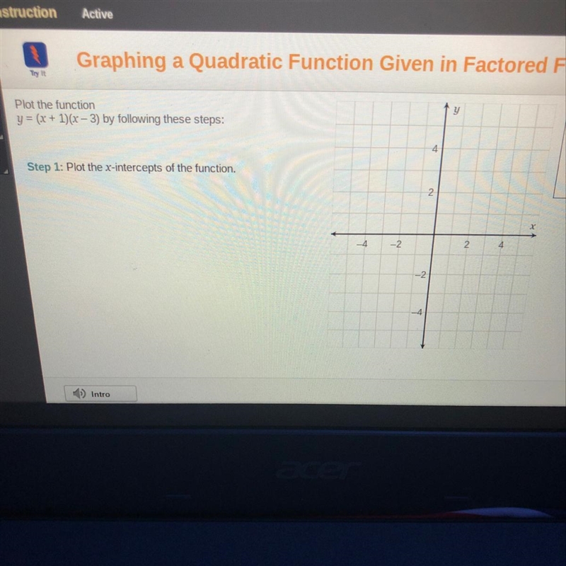 Plot the x intercepts on the function-example-1