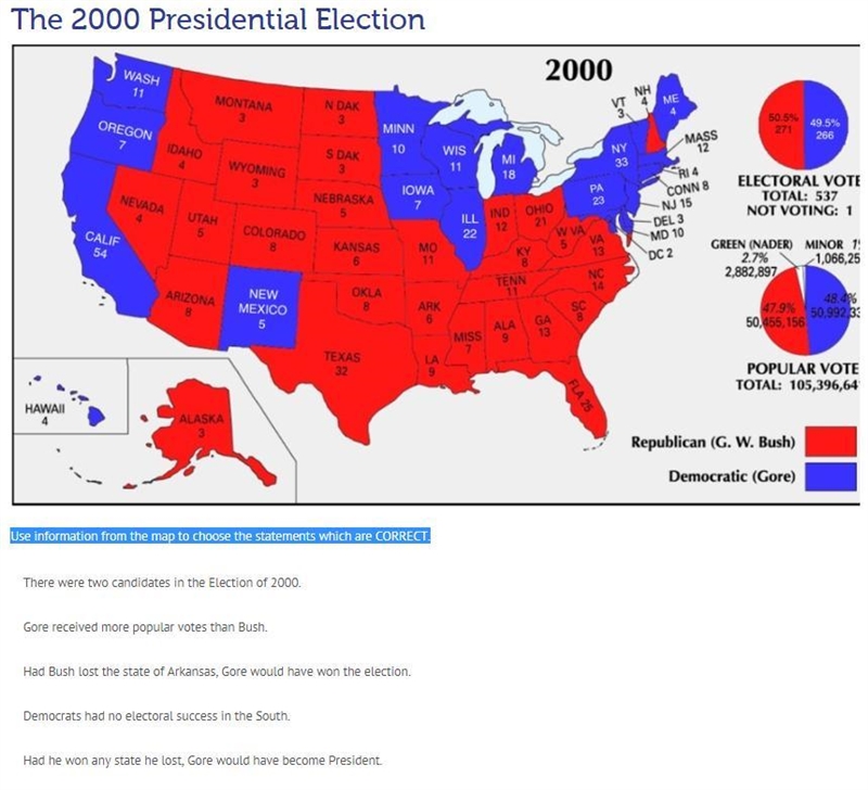 Use information from the map to choose the statements which are CORRECT.-example-1