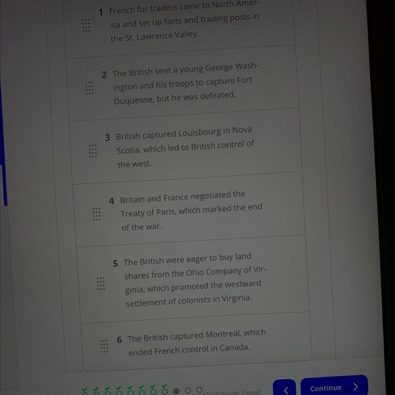 In Section 5, you learned about events that oc- curred during the French and Indian-example-1