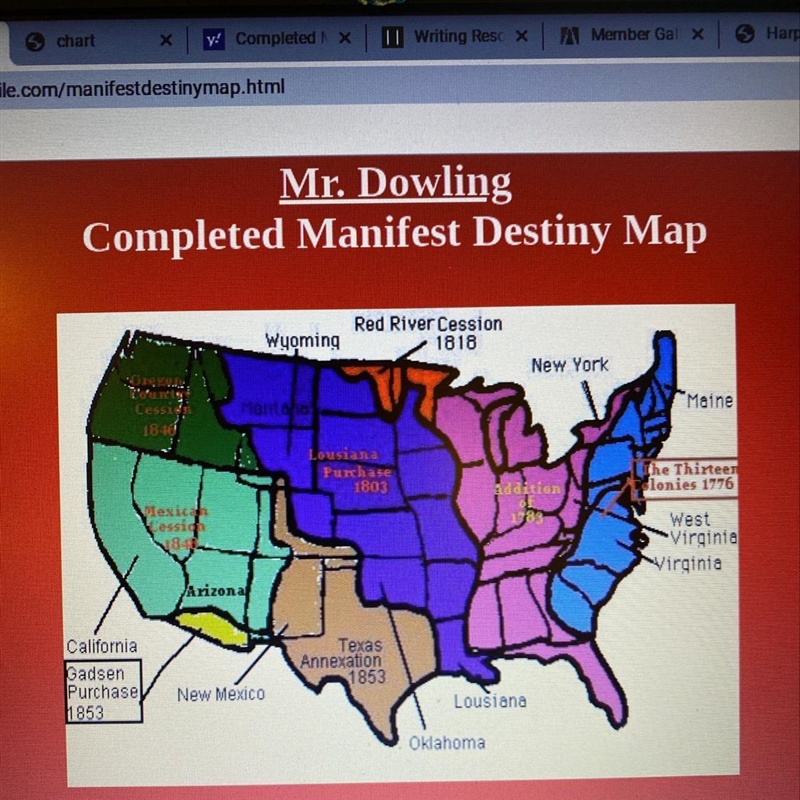 Does the map represent the old Manifest Destiny or the new Manifest Destiny? How can-example-1