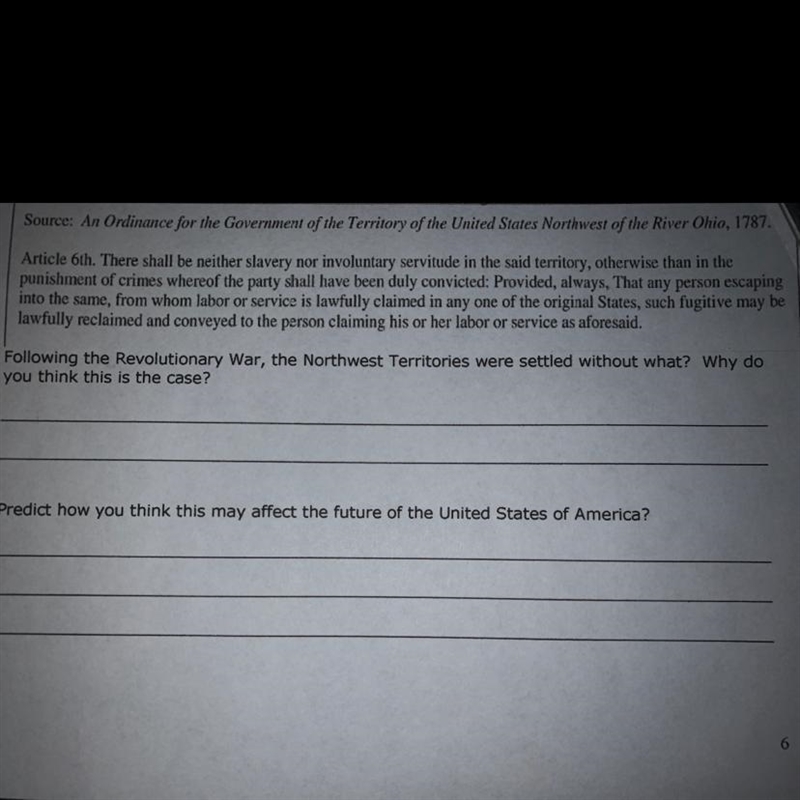 Predict how do you think may affect the future this United States of America￼￼-example-1