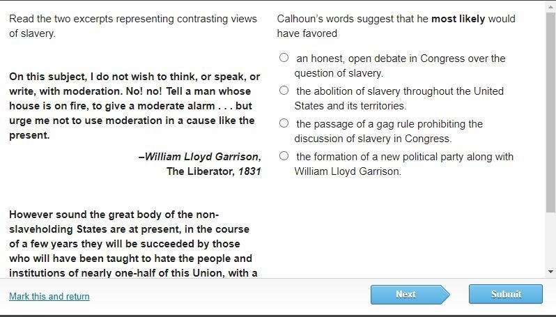 Calhoun’s words suggest that he most likely would have favored an honest, open debate-example-1